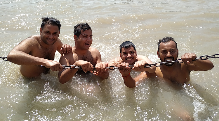 bath at haridwar