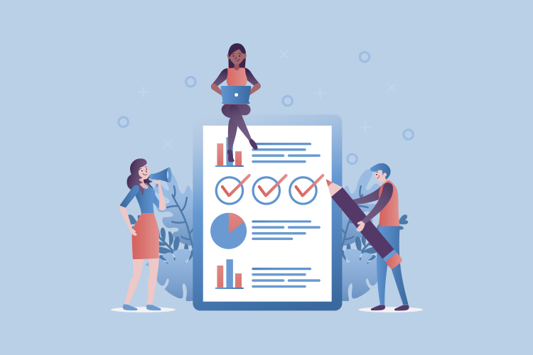 Conducting surveys or polls