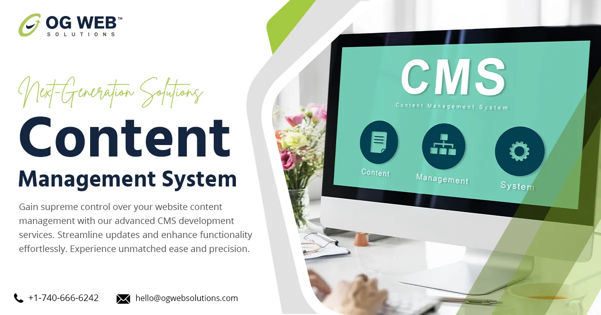 CMS Development Services | OG Web Solutions
