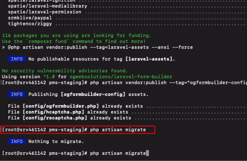 Step 3: Run Database Migrations
